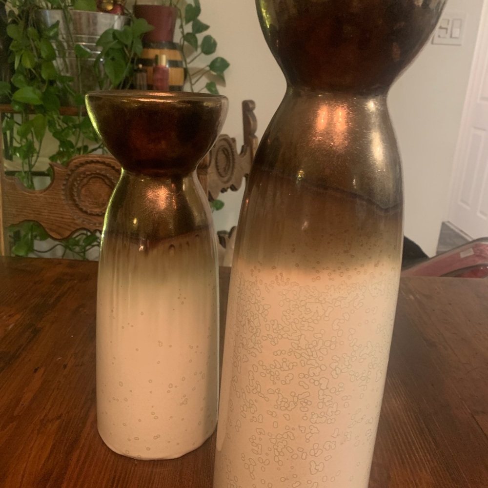 HUGE Vintage massive candlestick set 🕯️